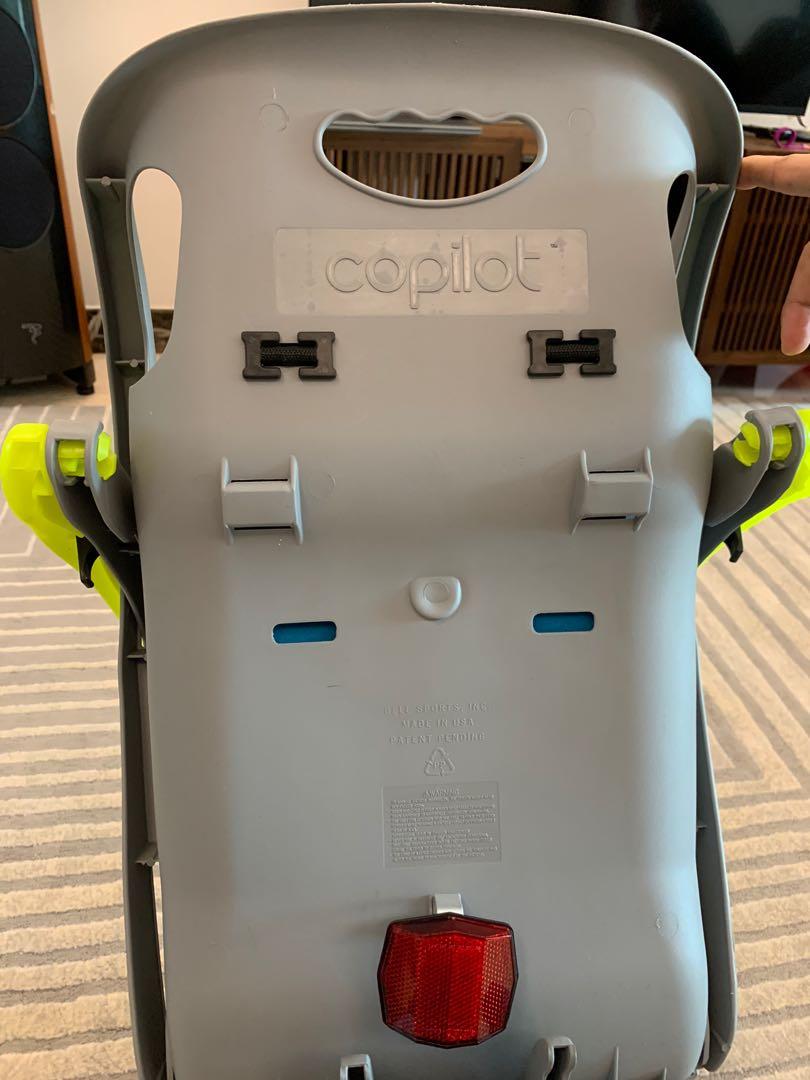 Copilot bike child seat with side guard, Sports Equipment, Bicycles