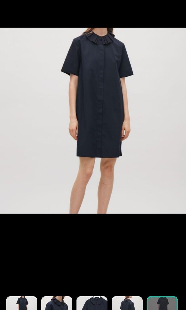 navy shirt dress womens