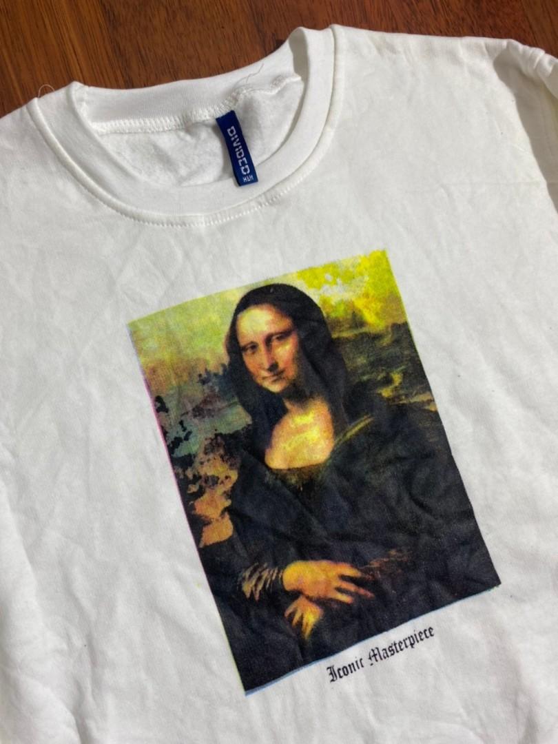 Crewneck H M Monalisa Fesyen Wanita Pakaian Wanita Atasan di