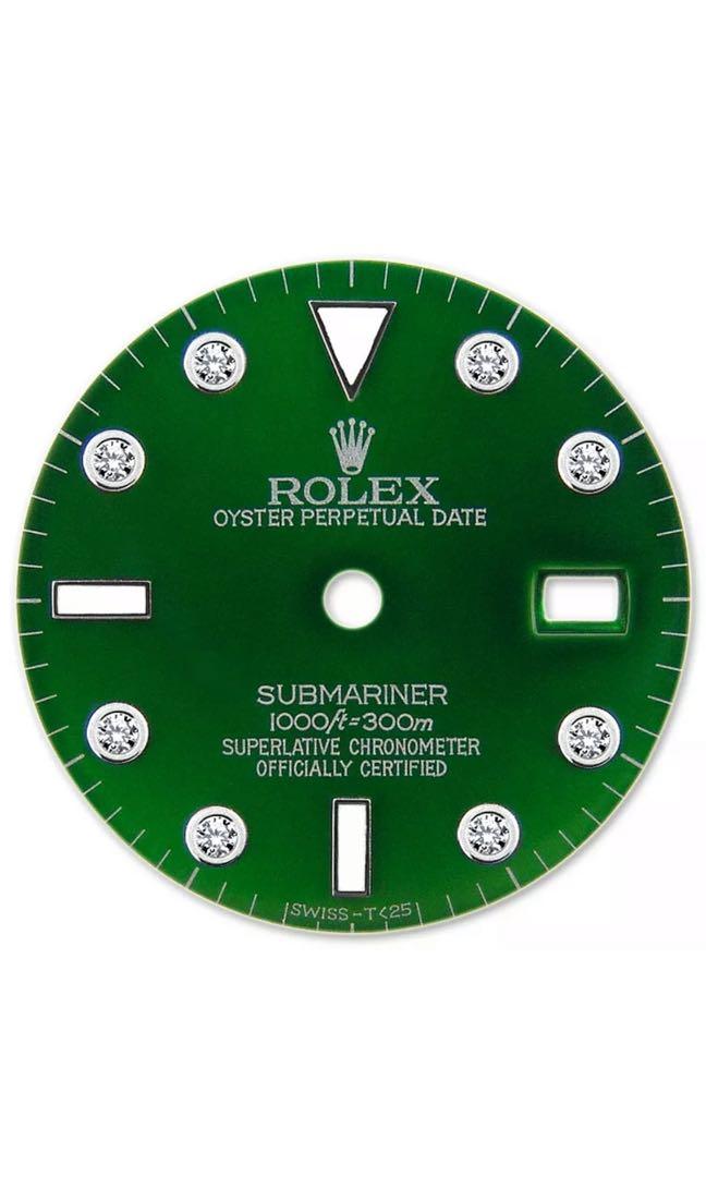 Rolex submariner dial replacement on sale