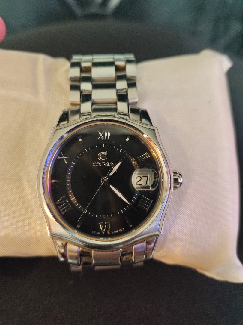 Cyma sapphire crystal shop watch 316l