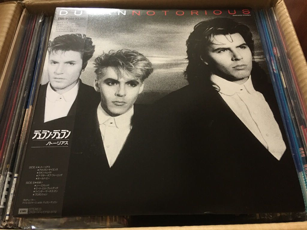 Duran Duran Notorious Lp Jap Press W Obi Polp0049ca Music