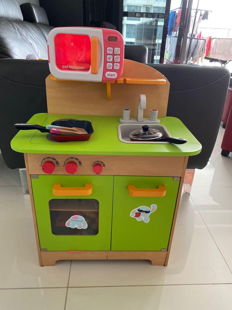 ELC wooden kitchen set, Babies & Kids, Baby Nursery & Kids Furniture