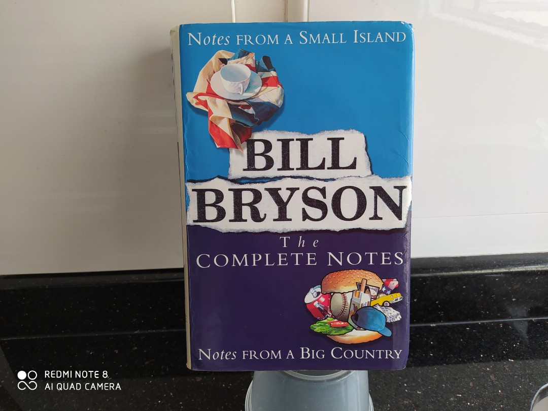 English Book 15 Bill Bryson Complete Notes Notes From Small Island Big Country Travel Book Books Stationery Non Fiction On Carousell