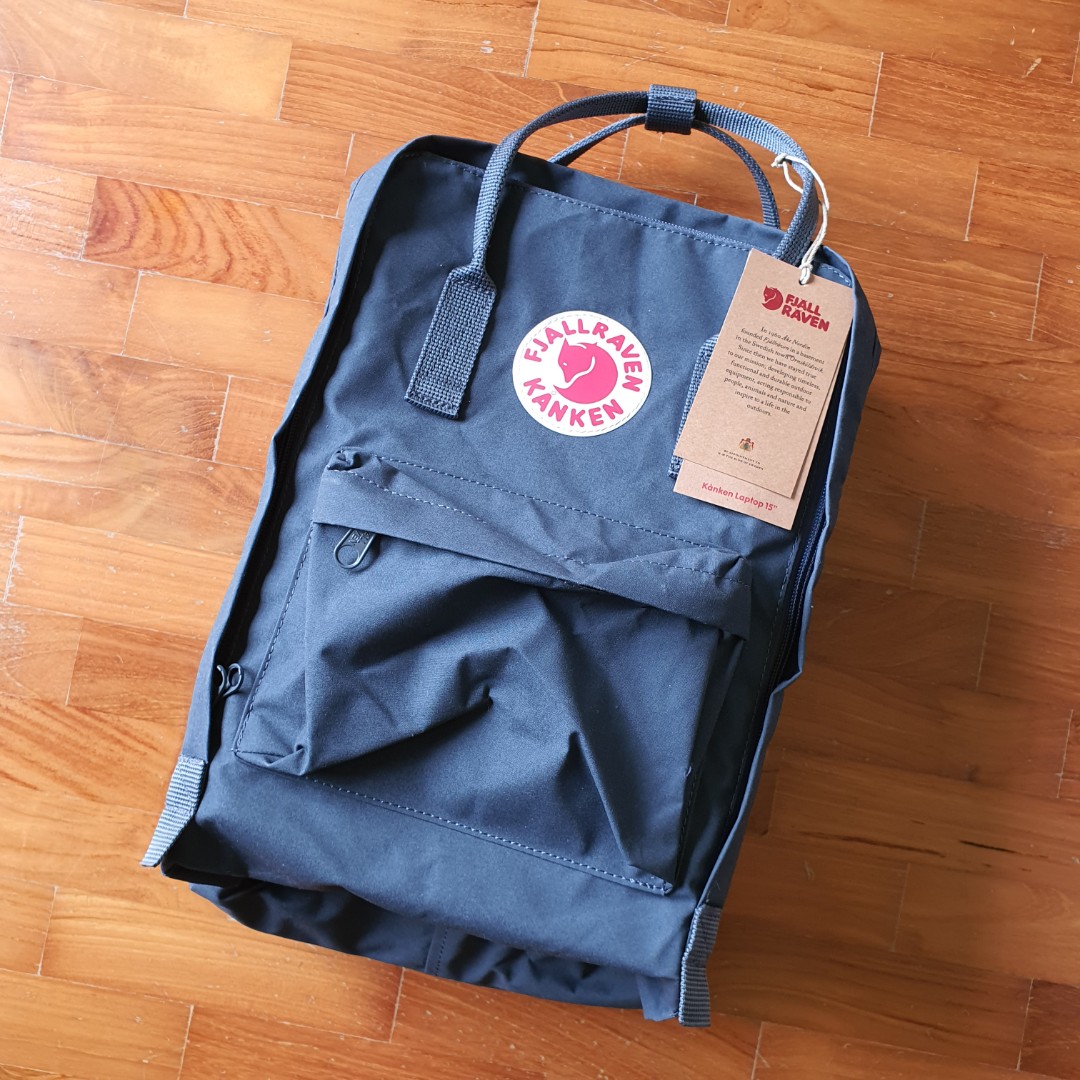 kanken laptop 15 graphite