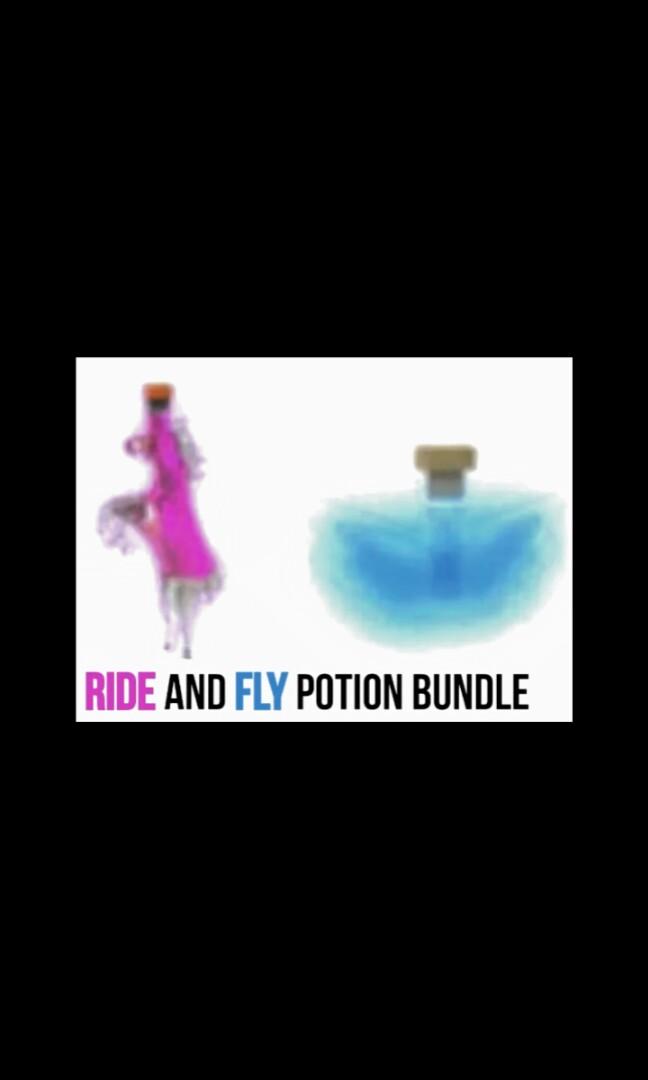 Fly Ride Potion Bundle Toys Games Video Gaming In Game Products On Carousell - fly and ride potion roblox
