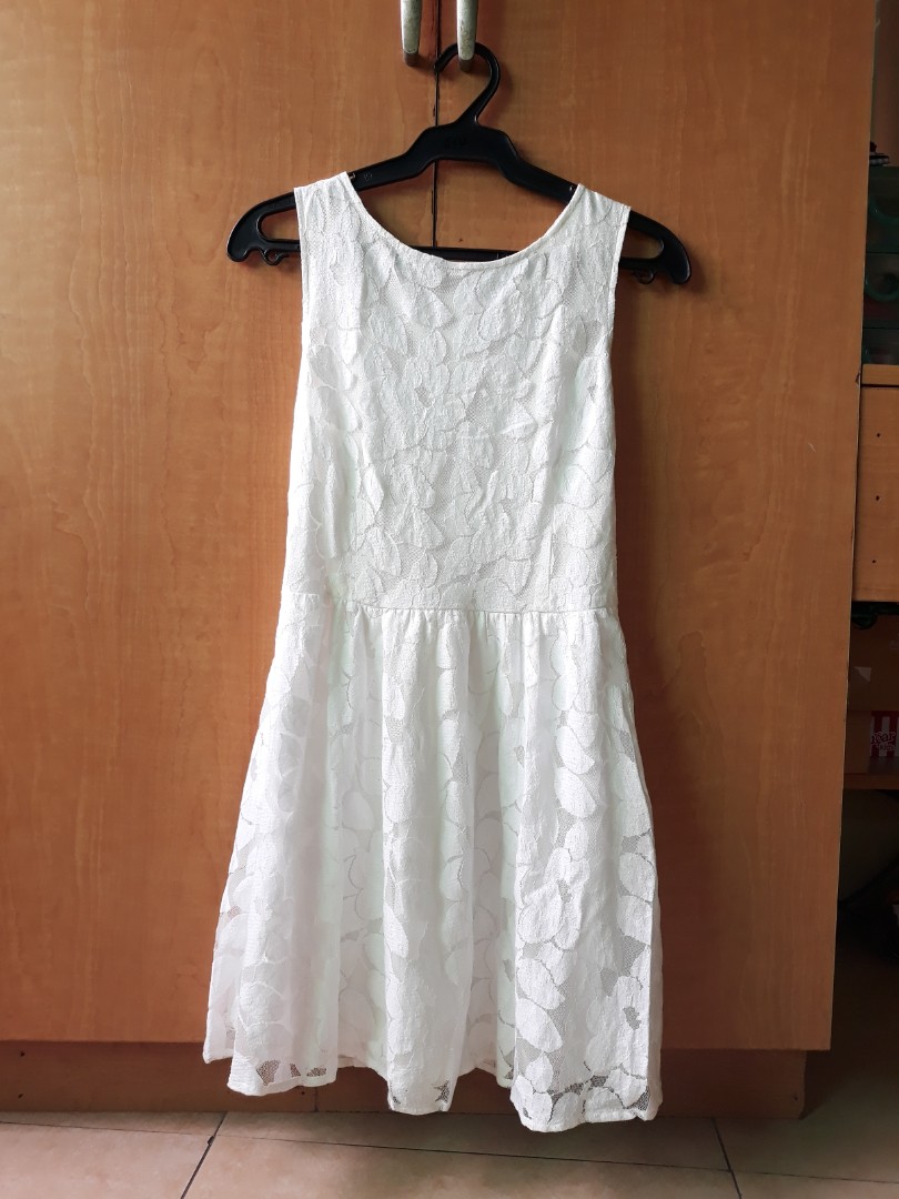Forever 21 White Lace Dress Women S Fashion Clothes Dresses Skirts On Carousell