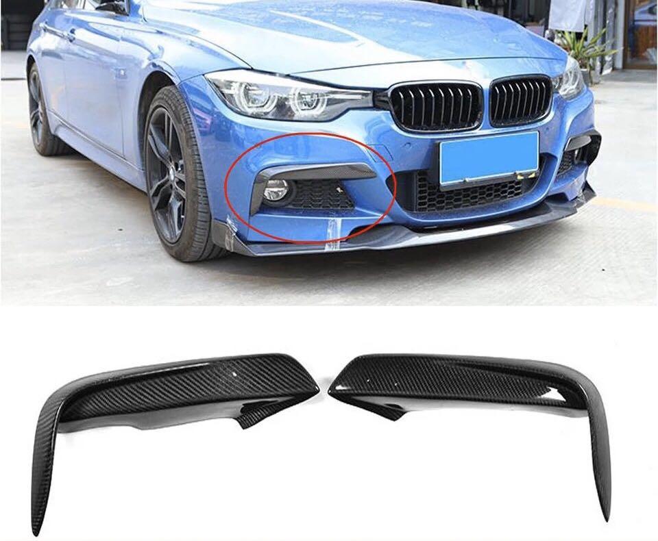 Fs Bn Bmw M Sport Carbon Fiber Racing Front Bumper Front Splitters Lip F F30 F31 Car Accessories Accessories On Carousell