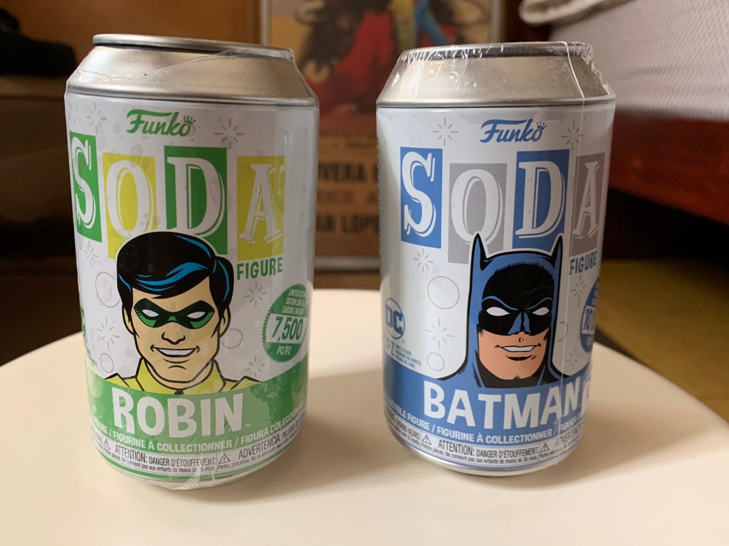 FUNKO SODA POP BATMAN \u0026 ROBIN, Hobbies 