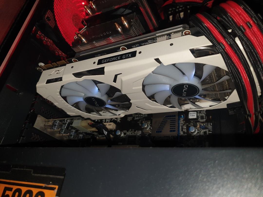 Galax GTX 1070 8gb EXOC Sniper White COMPLETE