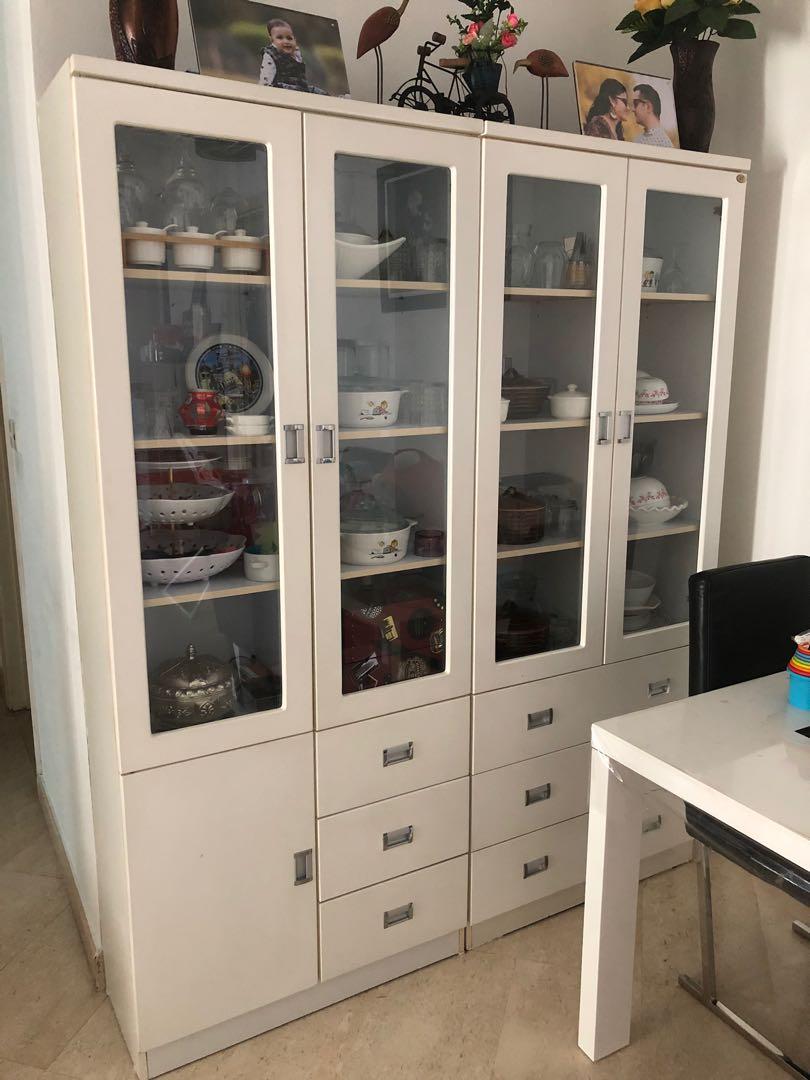 Glass Display Cabinets Furniture Shelves Drawers On Carousell