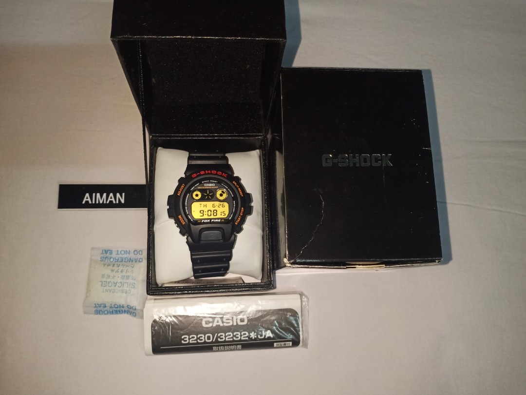 Gshock Fox Fire Japan Completed Set Men S Fashion Watches On Carousell