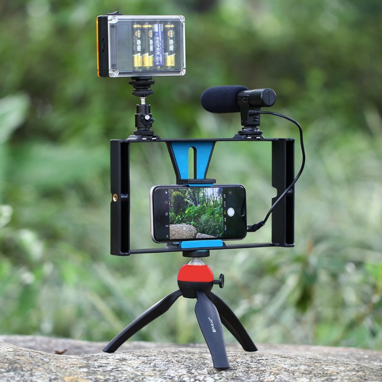 Smartphone Video Rig Hand held Rig Handle Film Making Rig Stabilizer ...