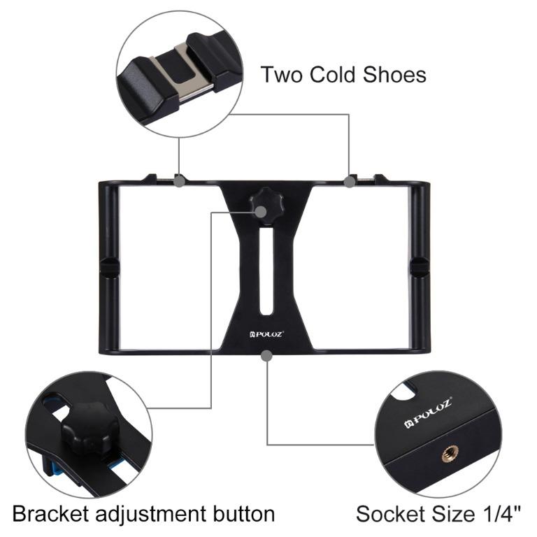 Smartphone Video Rig Hand held Rig Handle Film Making Rig Stabilizer ...