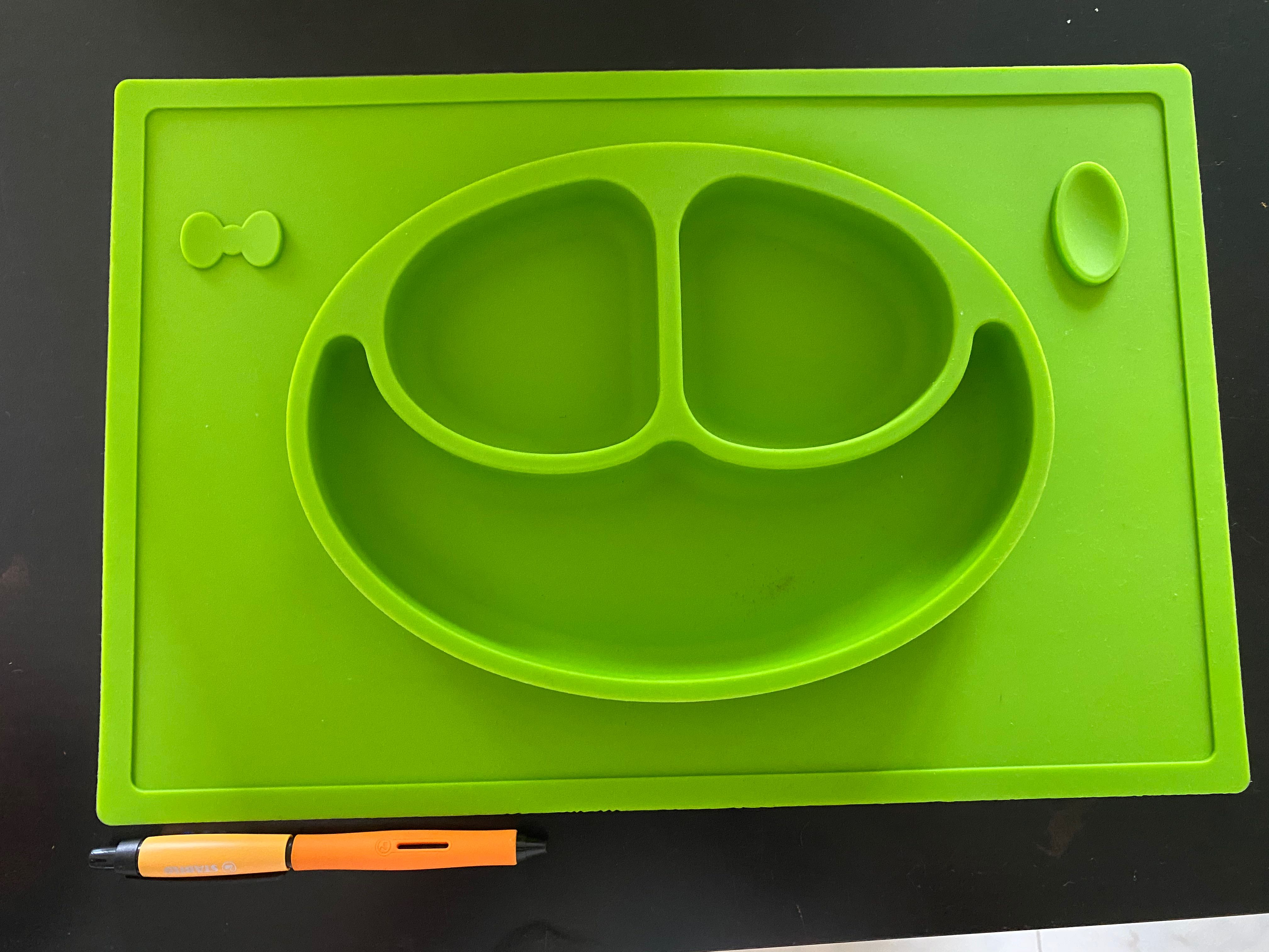 Happy Mat Feeding Plate Babies Kids Nursing Feeding Weaning 