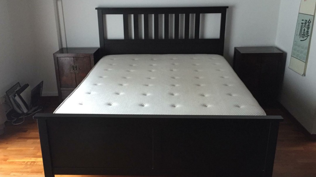 Hemnes Queen size Bed &Mattress, Furniture & Home Living, Furniture