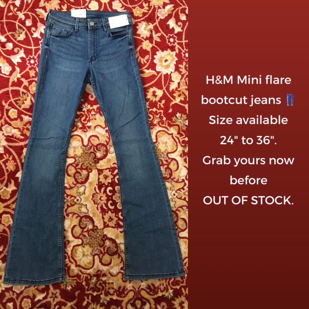 h&m mini flare jeans