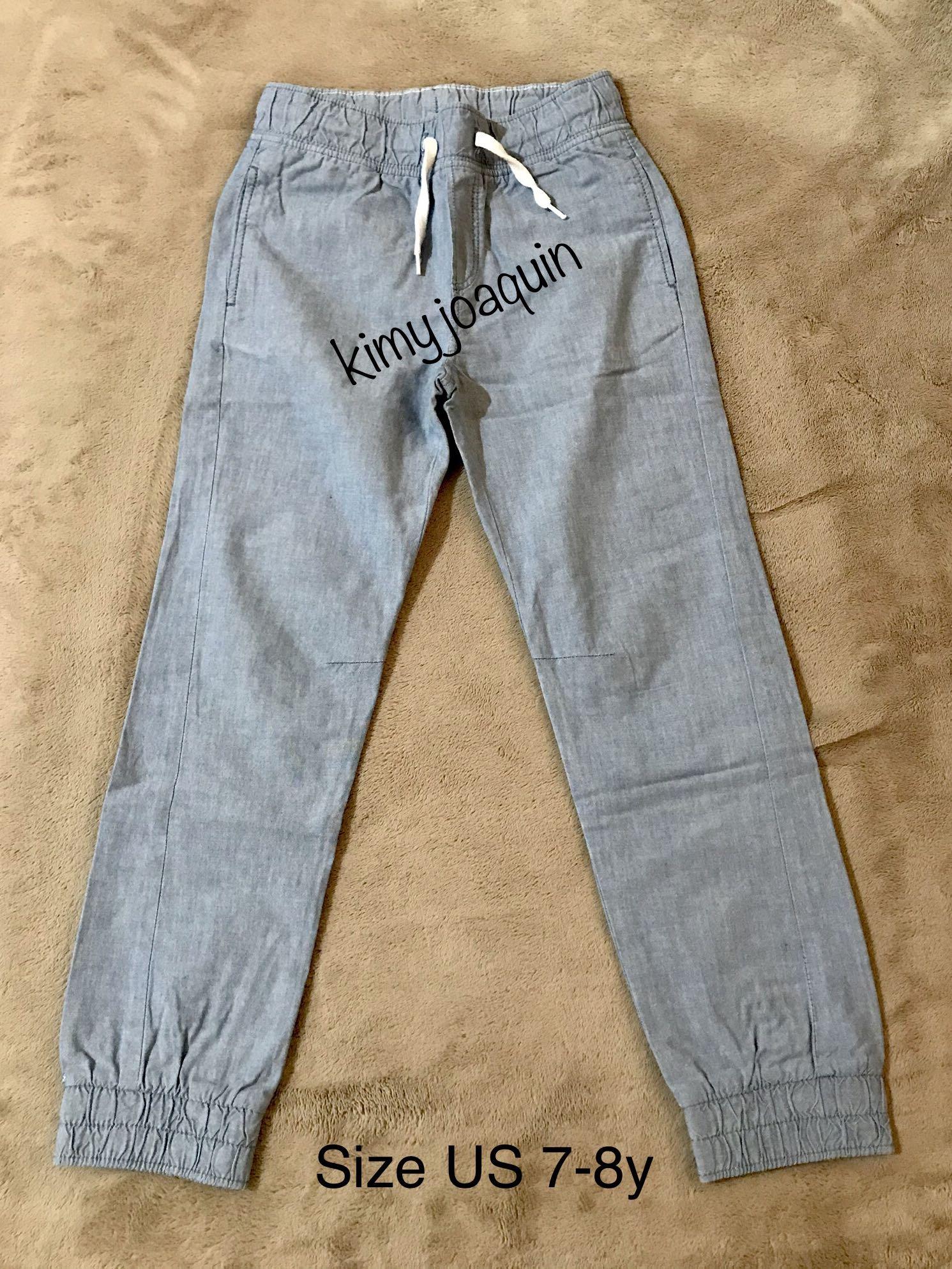 super soft denim joggers