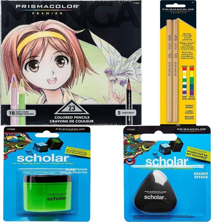 HOT) Prismacolor Manga 23-Count Colored Pencils 1774800 ...