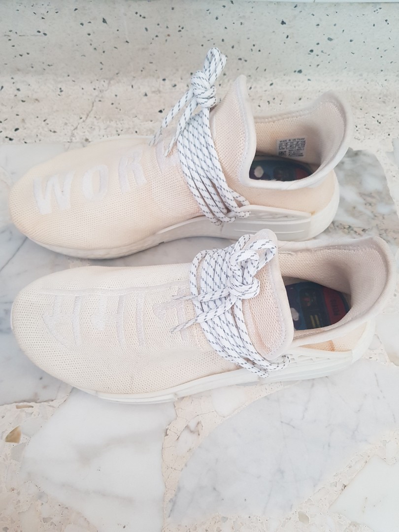 human race white canvas
