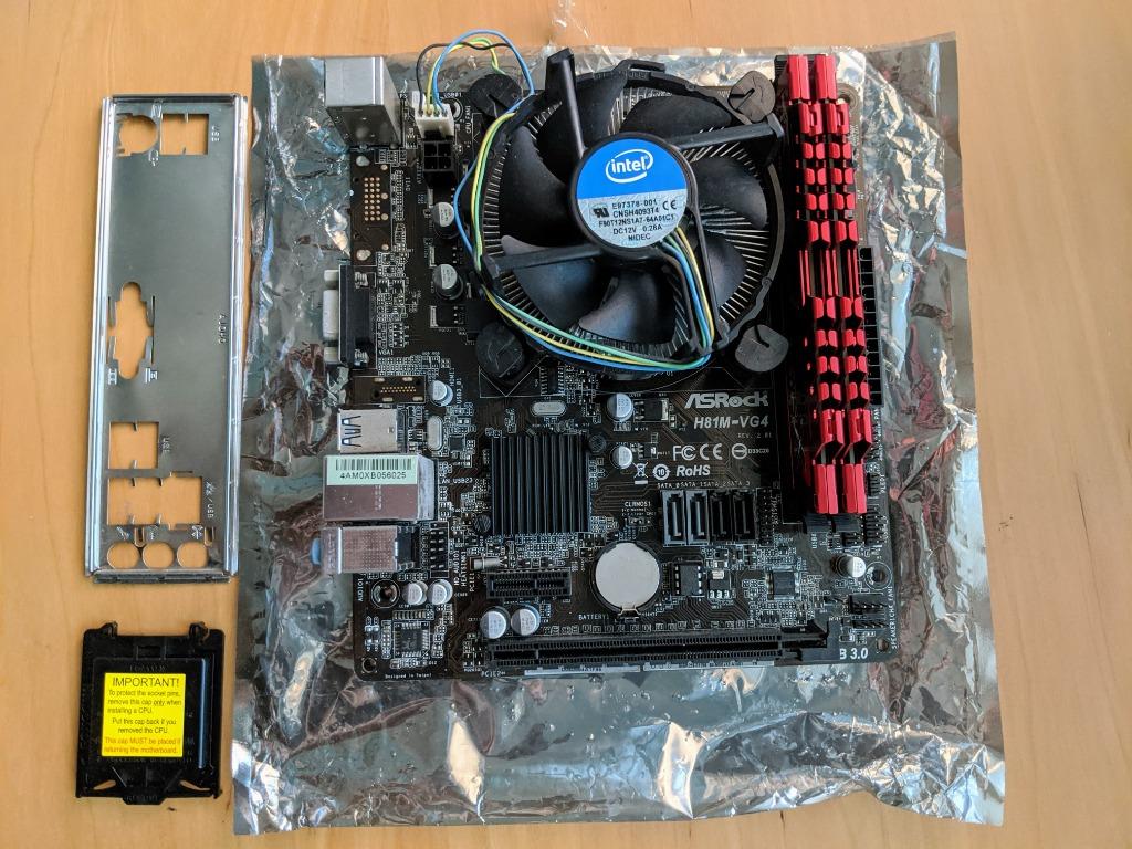 I5 4570 H81 Mb 8gb Ram Electronics Computers Desktops On Carousell