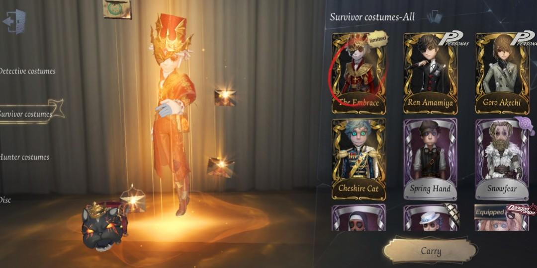 Identity V account for sale, Video Gaming, Gaming Accessories, Game Gift Cards & Accounts on