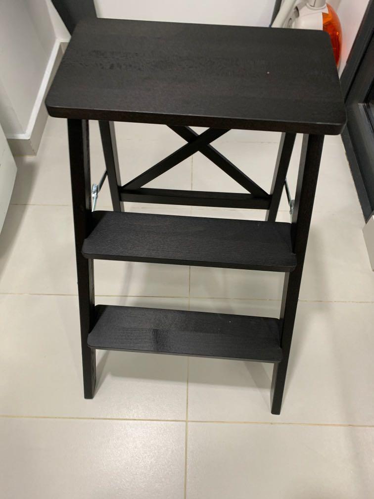 Ikea 3 step ladder, Furniture & Home Living, Furniture, Shelves