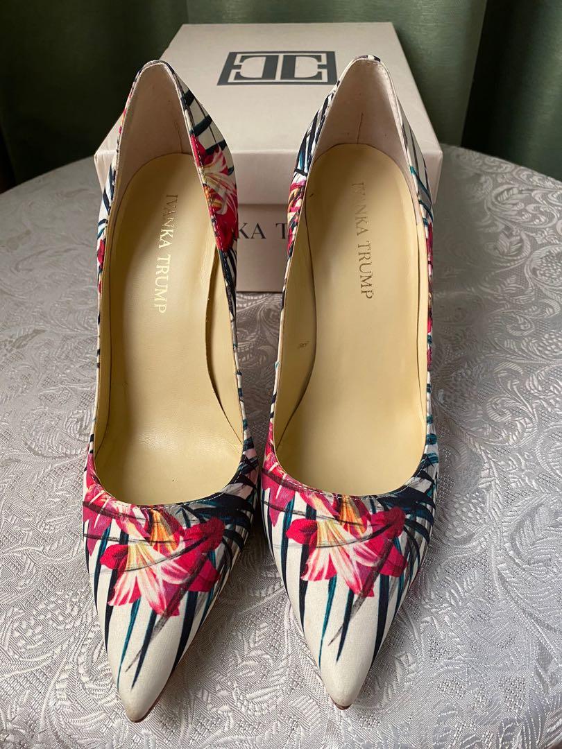 floral womens shoes heels