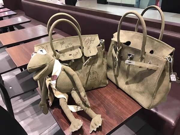 Japanese Readymade Birkin look alike denim bag