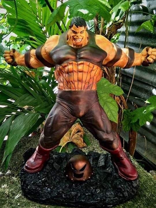 JUGGERNAUT 24" ( RESIN FIBER RECAST ) (Category: Figurines & Statues) located in Mandaue City. Submitted by spawnxxx (Listing ID 1016606319, Image 3). Description: For Juggernaut Lover Collectors. Helmet is removable. RFS: QUITTING MARVEL LINE.