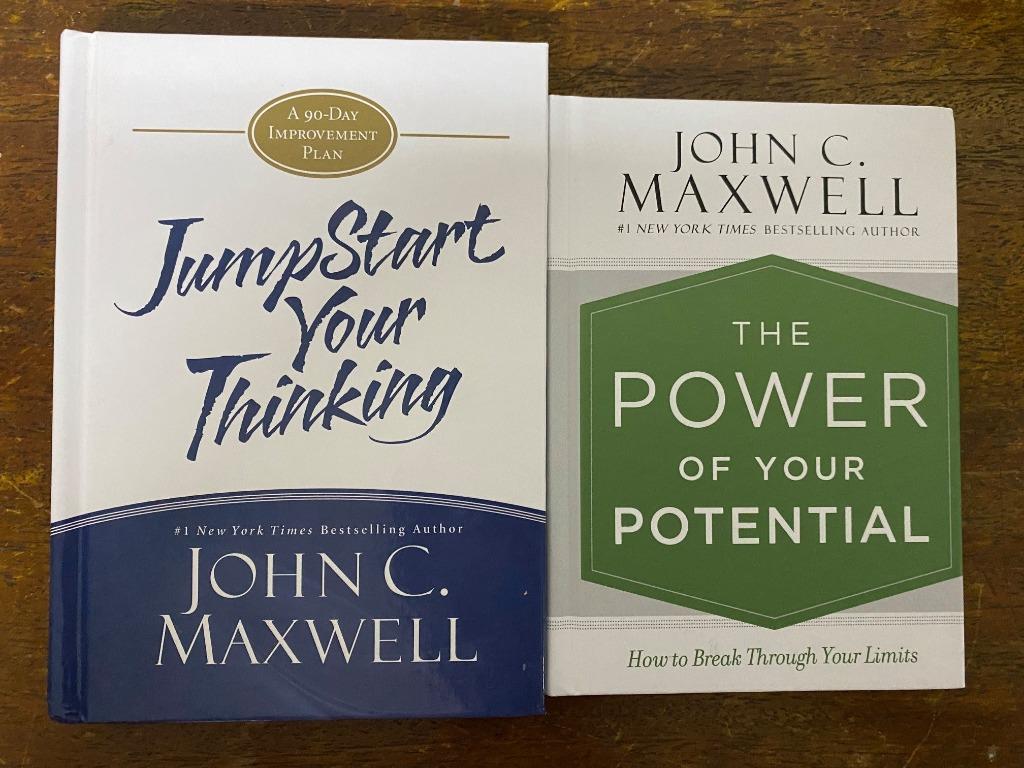 Jump Start Your Thinking The Power Of Your Potential John C Maxwell Books Stationery Books On Carousell