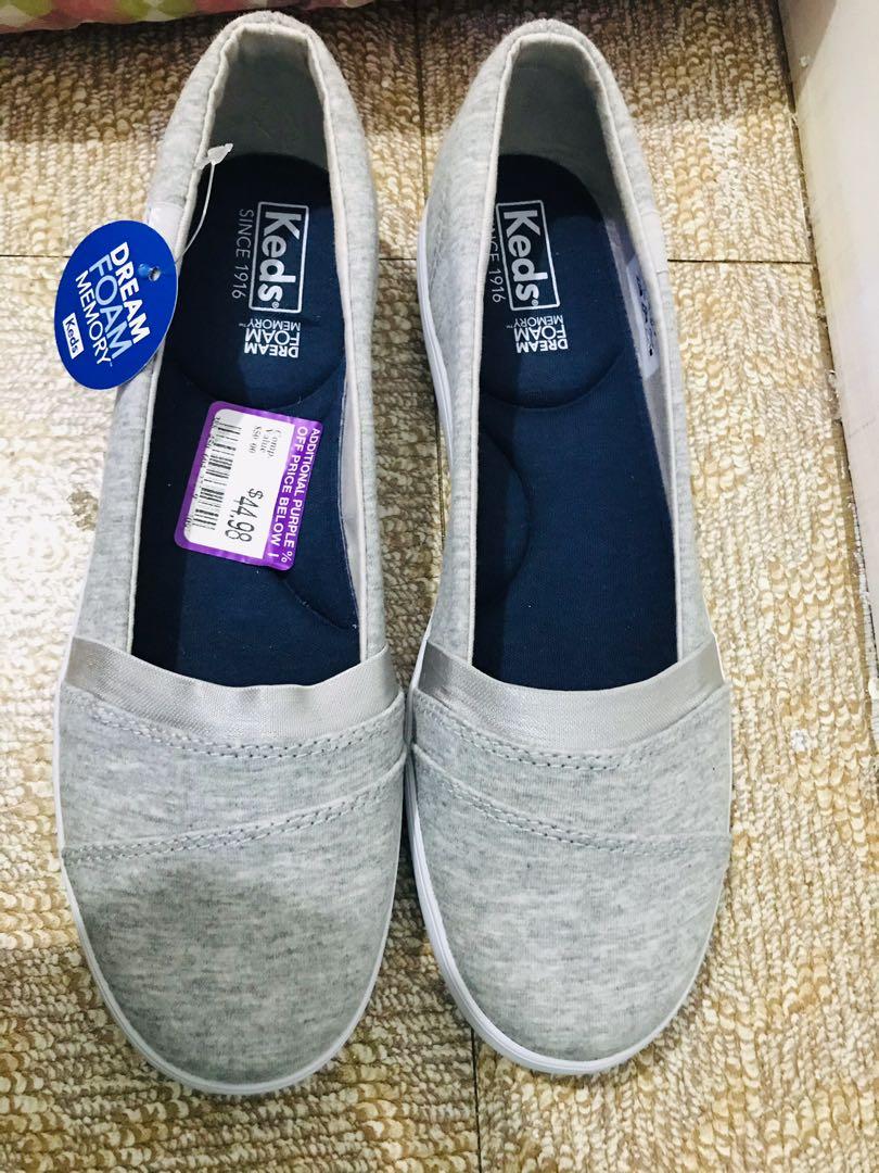 keds memory foam slip on