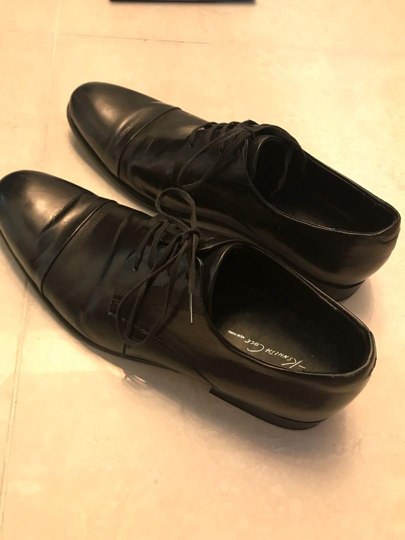 kenneth cole black men's dress shoes