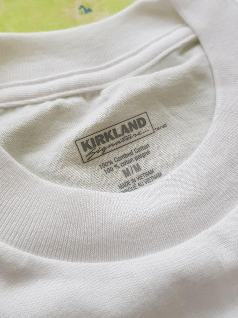 Kirkland white clearance tee shirts
