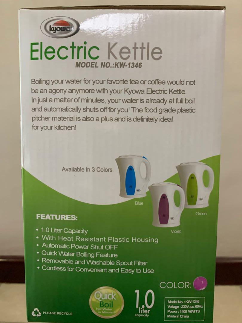 Kyowa Electric Kettle, TV & Home Appliances, Kitchen Appliances