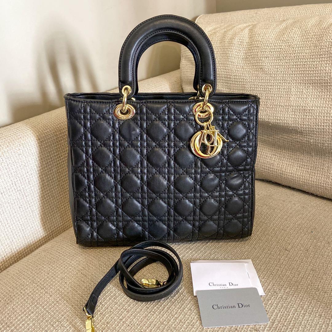 Lady Dior Medium Size Luxury Bags Wallets On Carousell