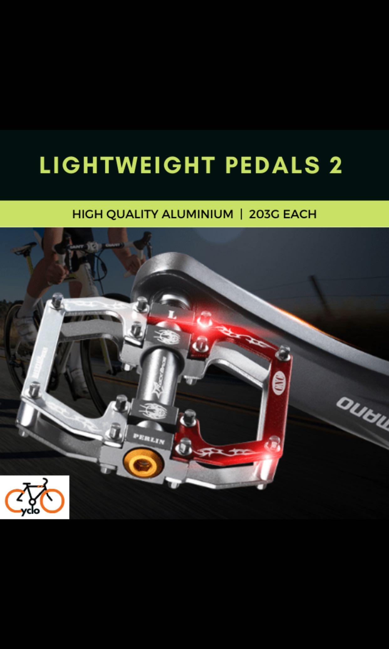lightweight flat pedals