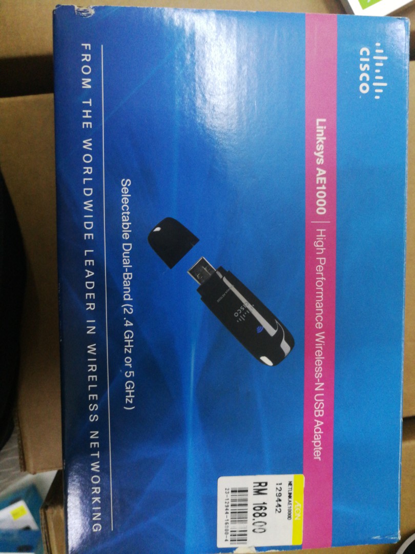 Linksys AE1000 Wireless N USB Adapter, Computers & Tech, Parts ...