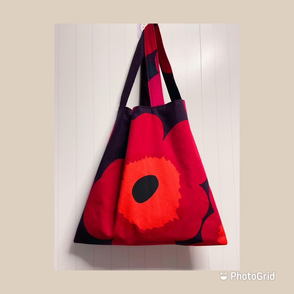 芬蘭marimekko 大花大袋 手作 自家設計 手作產品 飾物on Carousell