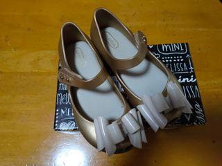 Mini Melissa Gold Bow US10