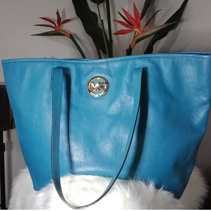 teal mk purse