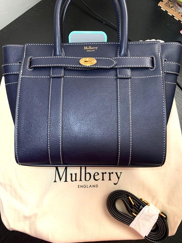 Mulberry zipped store bayswater midnight