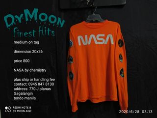 Spoofs Nasa T Shirt Women S Fashion Clothes Tops On Carousell