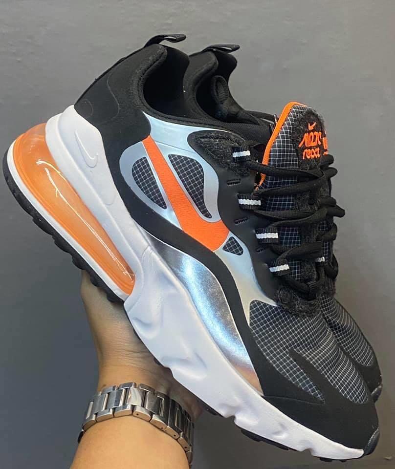 Nike Air Max 270 React Se Black Metallic Silver For Men Women Men S Fashion Footwear Sneakers On Carousell Nike Air Max 270 React Se Black Metallic Silver For Men Women Men S Fashion Footwear Sneakers On Carousell