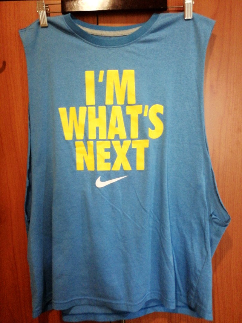yellow and blue nike shirt