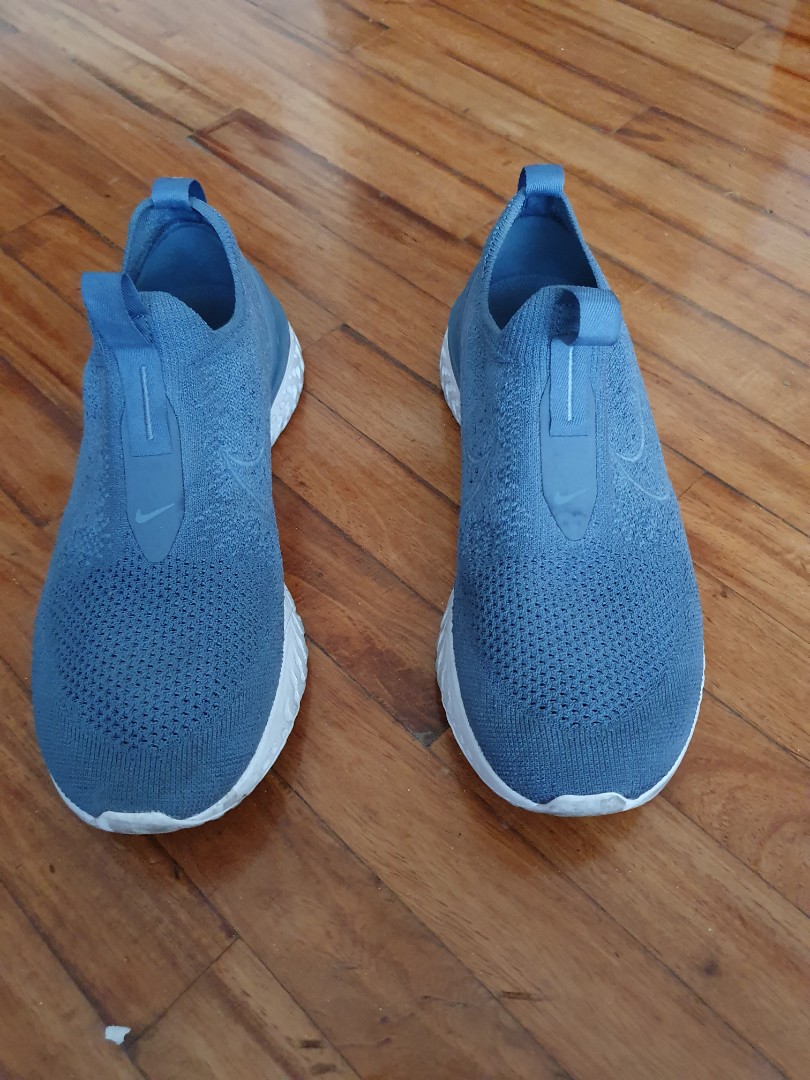 laceless nike epic react