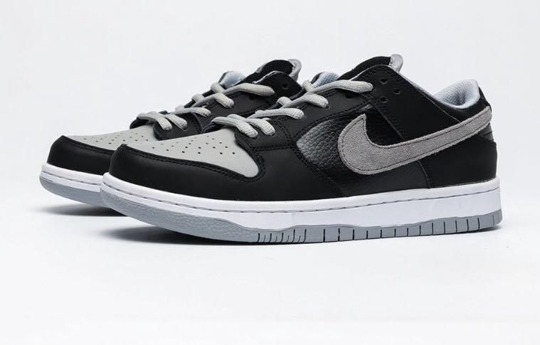Nike SB Dunk Low J-Pack Shadow BLACK/SHADOW GREY-WHITE BQ6817-007, Men's Fashion, Footwear