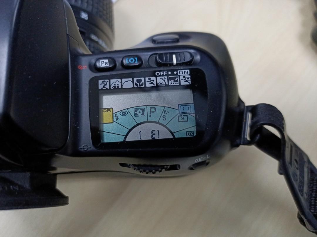 Nikon F70 film with flash, Photography, Cameras on Carousell