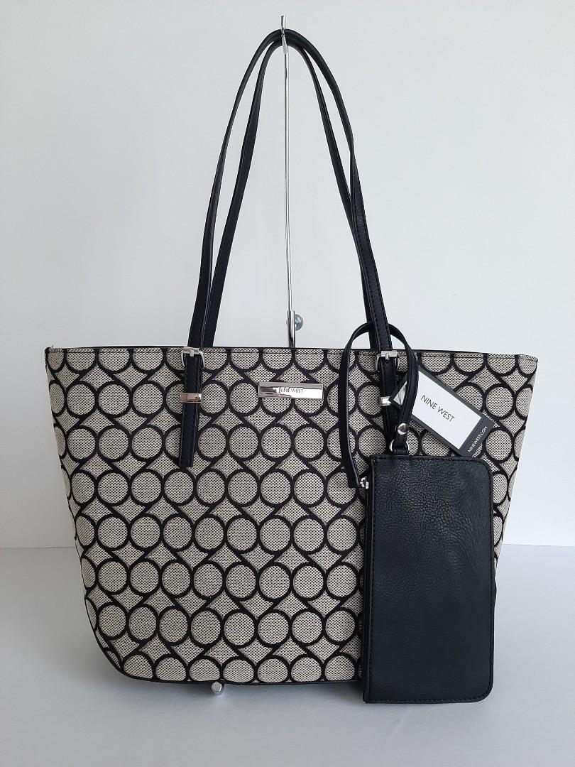 Nine West Women s Society Girl Tote Bag w Removable Pouch