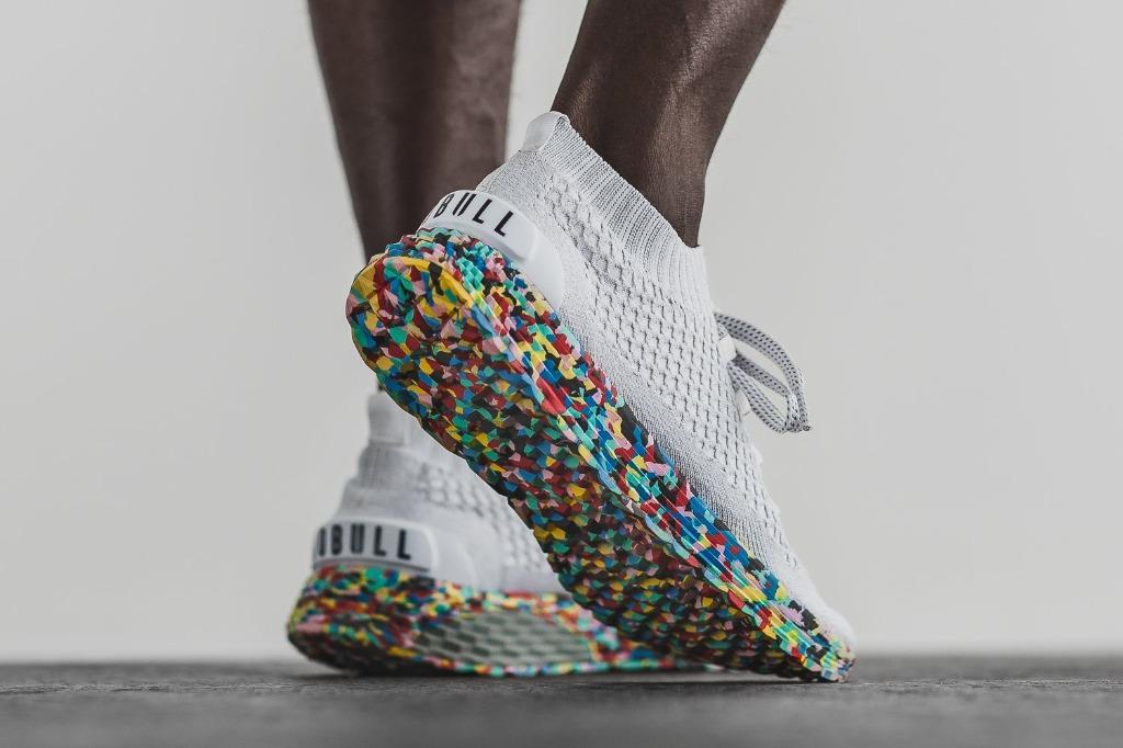 White knitted runner best sale trainers